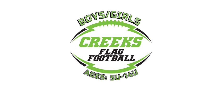 We are excited to announce the Creeks Flag Football coed league for the 2024-2025 season for ages 5u-14u!